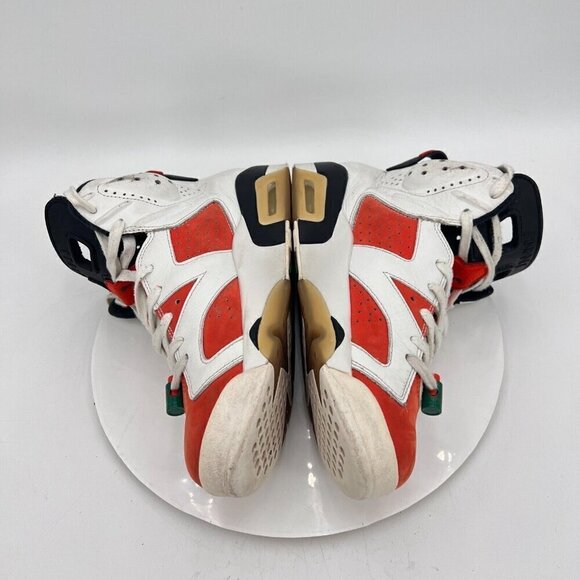 Nike Air Jordan 6 Retro Gatorade Like Mike Men Size 9 384664-145 White Red Shoes - Picture 10 of 15